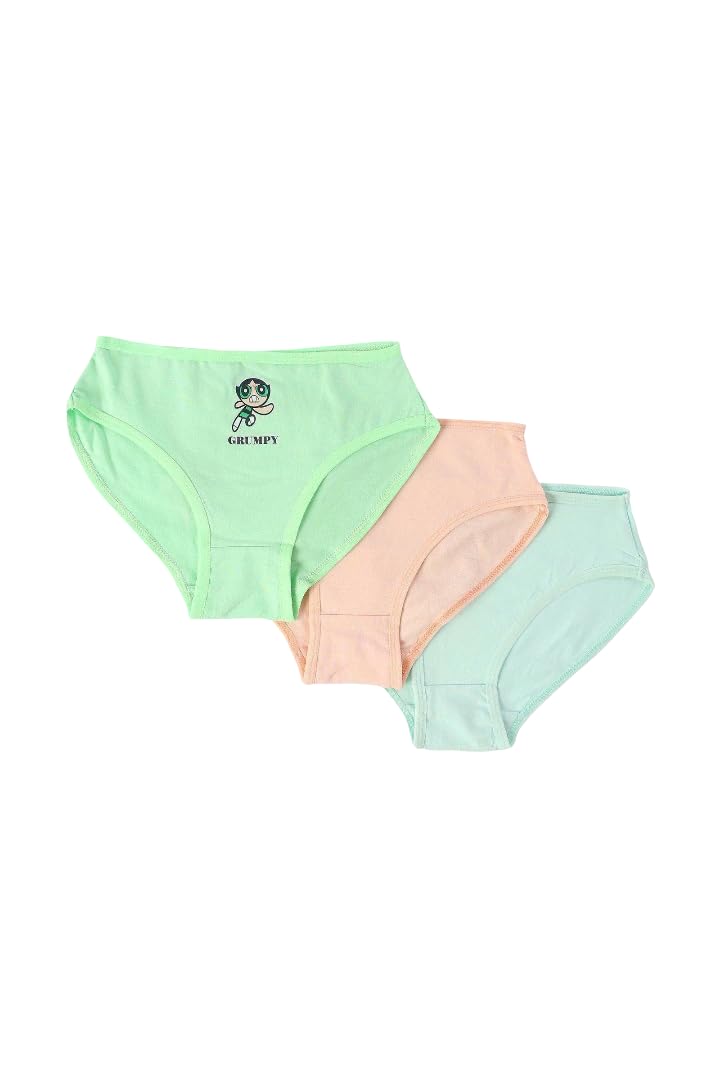 CARINA Girls Pack of 3 Girly Brief Panties Underwear (pack of 3)