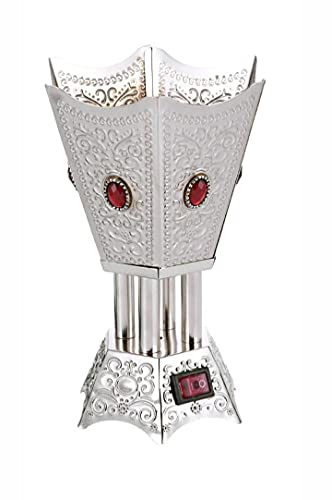 Generic Electric Incense Burner, Silver Ceramic, Warranty