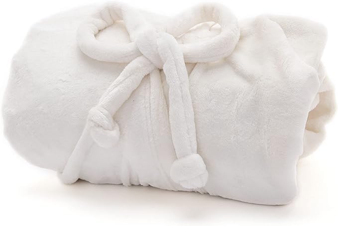 Moro Moro 3 Blanket (Soft Fleece) Cream 160 * 180 and Drawstring for Body Wrap