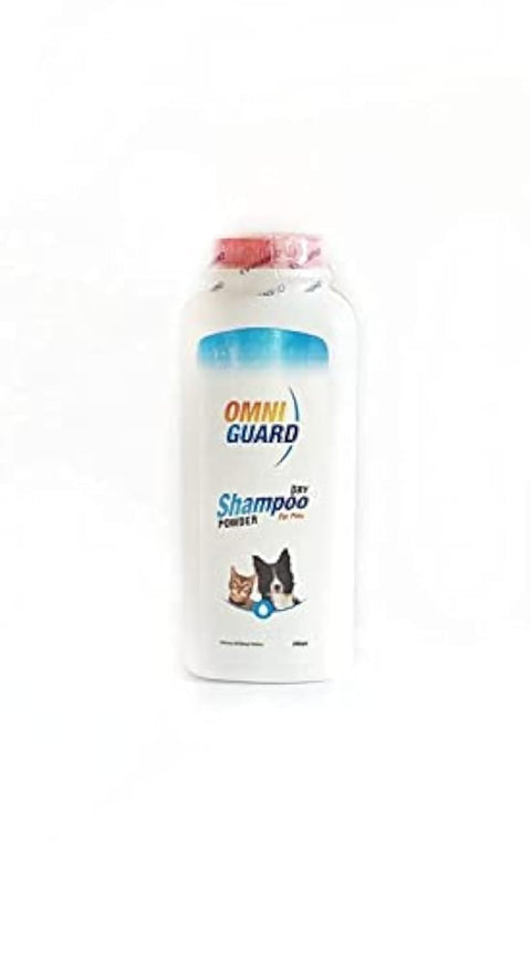 Omni Guard Pet Dry Shampoo For Cats & Dogs Coconut 200 gm