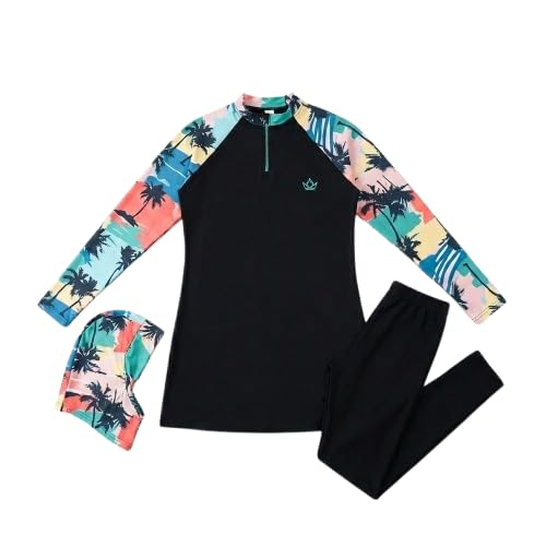 Women Burkini Swimsuit Big Size Full - Comfortable Modest Swimwear High Stretch Quick Dry Beach Swimsuit BS.15