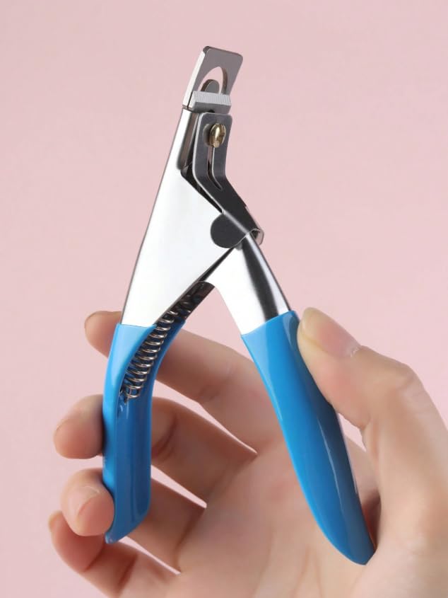 Nail Clipper Acrylic Gel False Nail Tips Edge Cutter Tools-False Nail Clipper, Acrylic Fake Tip Clipper Cutter -MULTICOLOR