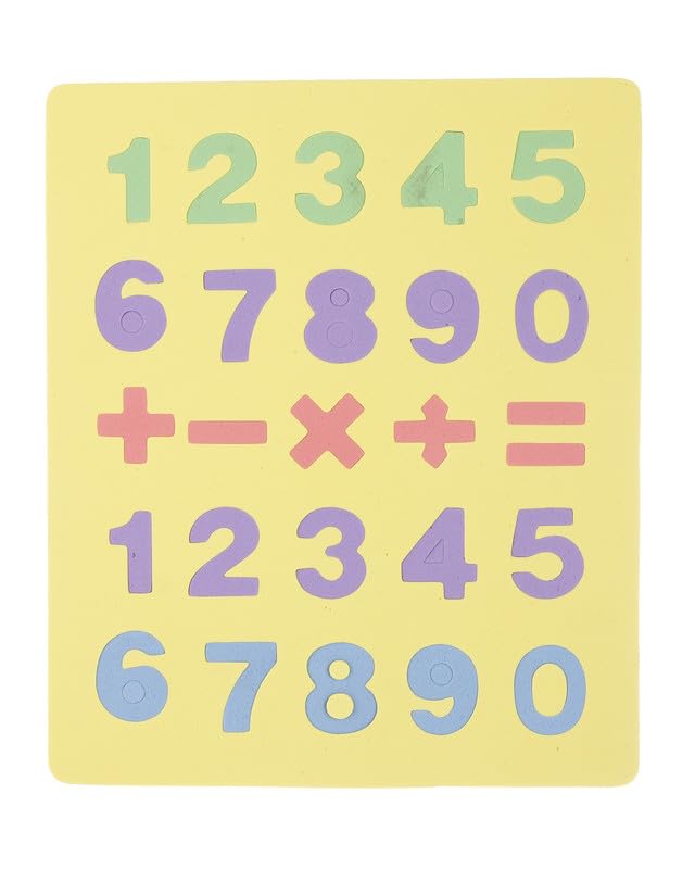 3A Ev-15 Foam Number English Puzzle Toy For Kids - 3-5 Years Multi Color - New-3A-2162-Multi Color4
