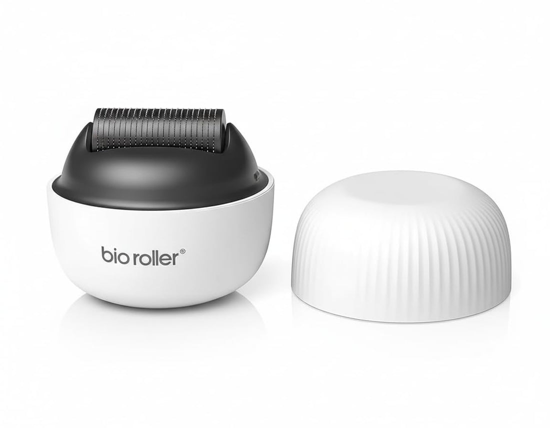 Derma Roller Microneedling Roller 0.50 Mm With 1200 Titanium Needles For Face And Body Skin Care Tool, Reduce Acne Scars, Wrinkles & Stretch Marks