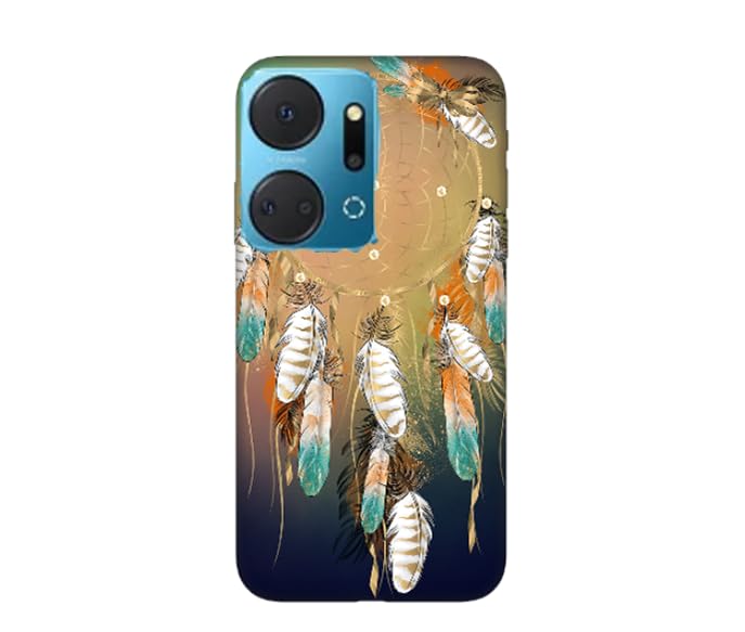 New design number 10019 Silicone Printed mobile case compatible with Honor X7a
