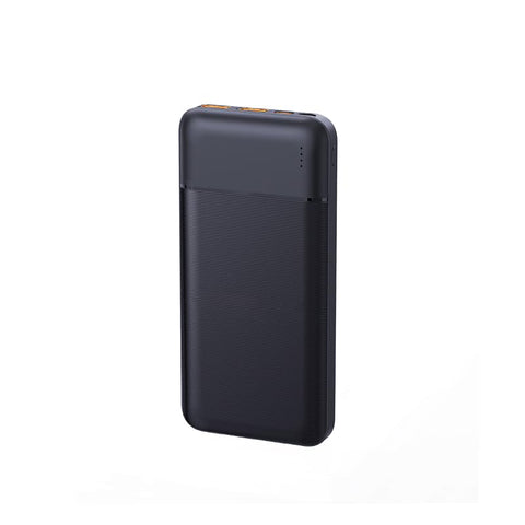 WIWU Speedy Series Power Bank 10000mAh PD & QC 20W fast charging, Large capacity, Safety protection, In Micro & Type-C, Out Type-C & 2USB - Black|18 Months Warranty