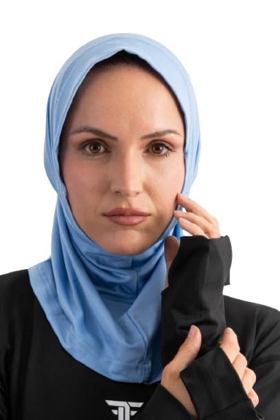 Fit Freak Sky Blue Sports Hijab