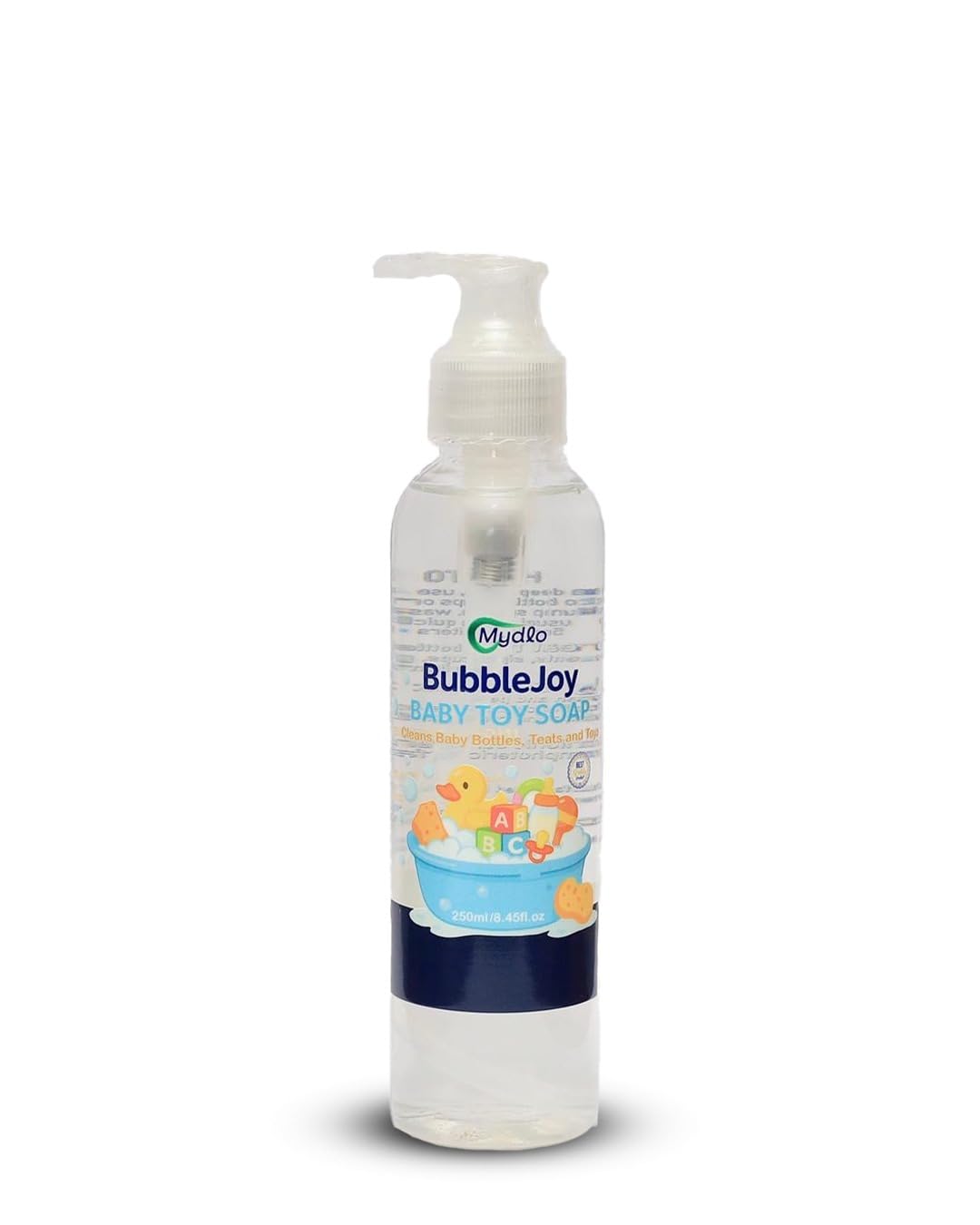 MYDLO BubbleJoy Teats and Bottle Cleanser, Highly Concentrated Formula, Fragrance Free, 250 ml