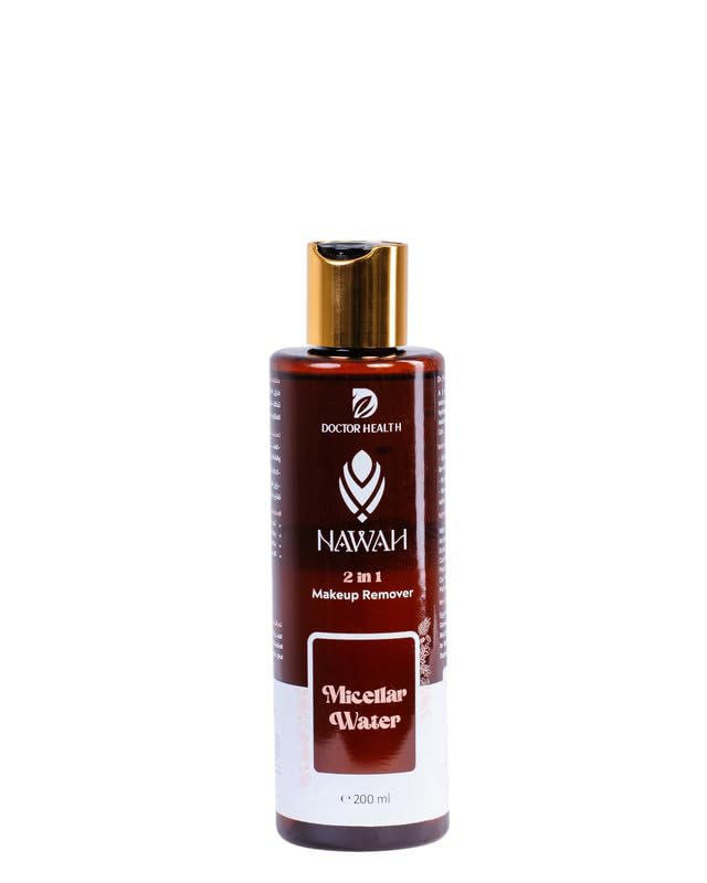 Nawah Micellar Water & Makeup Remover For Skin Care 200 Ml Maroon