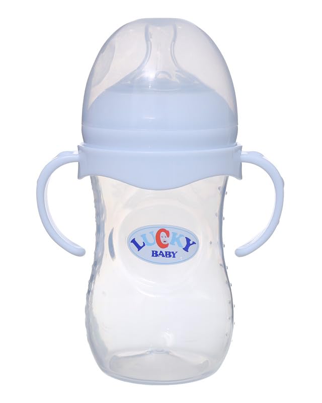 Feeding Bottle With Handle 260 Ml, White DR-A-420