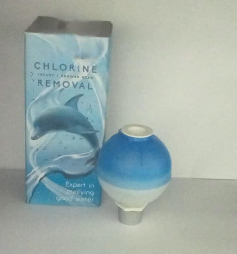 Shower Filter Remove Chlorine, Water Purifier Shower Head, Blue, with Water Purification Cartridge