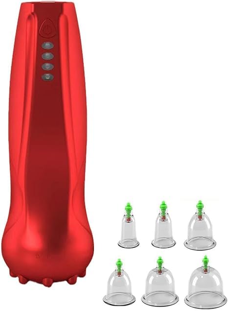Smart Dynamic Cupping Therapy Set,Cellulite Massager 3 in 1 Vacuum Therapy Machine Cellulite Remover,Gua Sha Massage Tool with4 Level Temperature and Suction for physicaltherapy