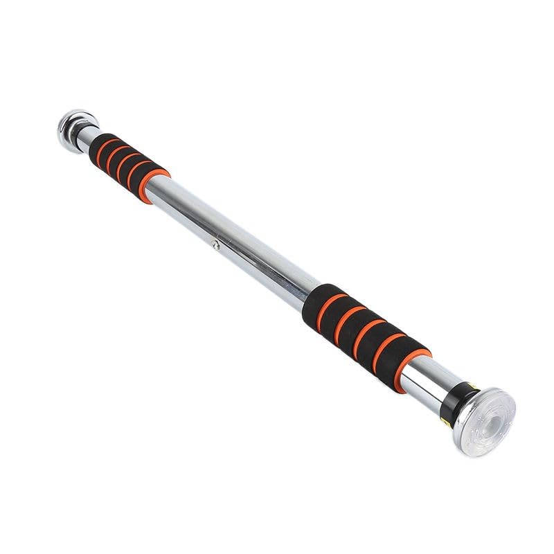 Door Iron Bar for Body Exercises, Adjustable Door Pull Up Bar, Wide Grip, Foam Chin-Up, Heavy Duty Metal, Home Fitness Door Exercise Bar 100kg