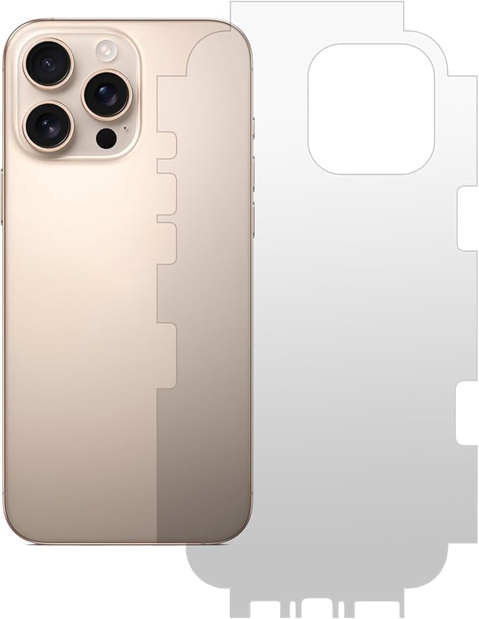 Back Sticker Screen Protector Gelatin Matte Anti Fingerprint Full Side Anti Scratch Compatible With IPhone 16 Pro