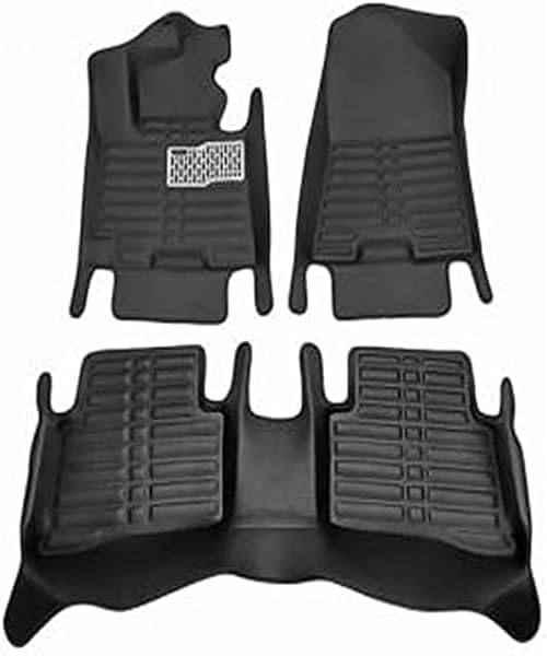 5D Floor Mats Compatible with Mercedes-Benz W204 - Full Set Front and Rear