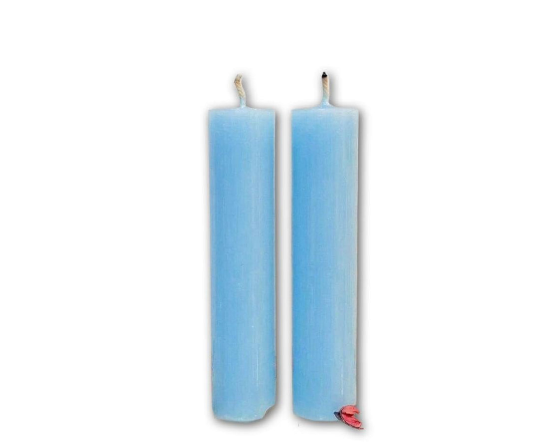 Romance Candle - Deep, lingering aroma crafted to inspire intimacy and calm, ideal for relaxing evenings and special moments. (M12 – 2 pcs, Blue)
