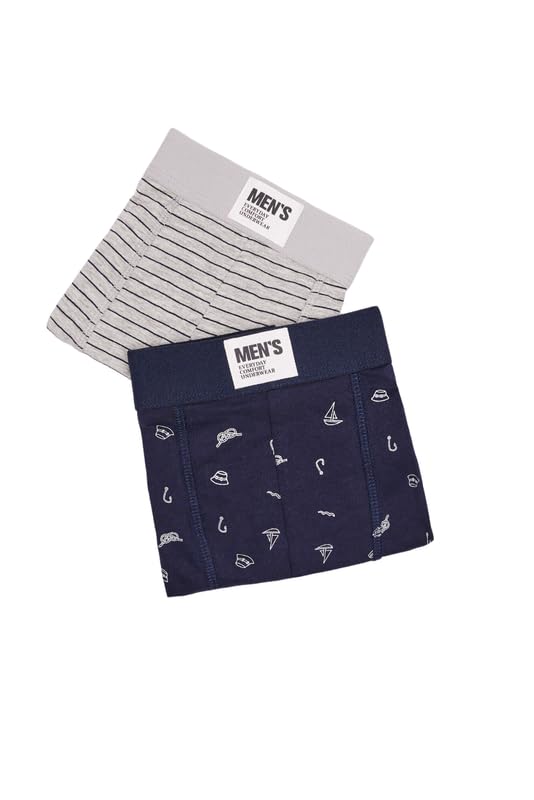 Women’secret Pack Of 2 Fishing Cotton Boxer Briefs