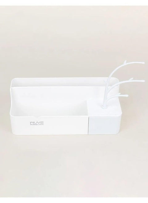 A shelf for organizing accessories and toiletries - can be hung in the bathroom or bedroom - random color - dimensions 24 cm * 10.5 cm * 17 cm