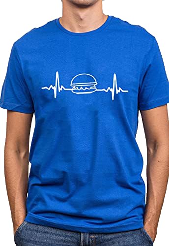 Print Online Men T-Shirt Medium Blue 507-ZN0