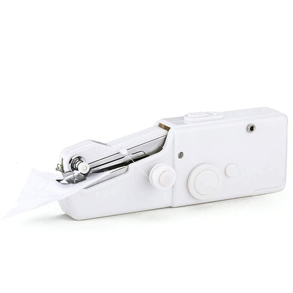 Mini Portable Handheld Sewing Machine Home Travel Cordless Quick Clothes Stitch
