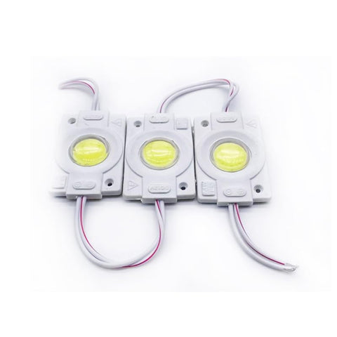 Kapper Trade Flexible COB LED Modular Strip, 12V Bright Light Module Kit, Suitable for Outdoor and Indoor Use (3 Pieces, White, Code:6693)