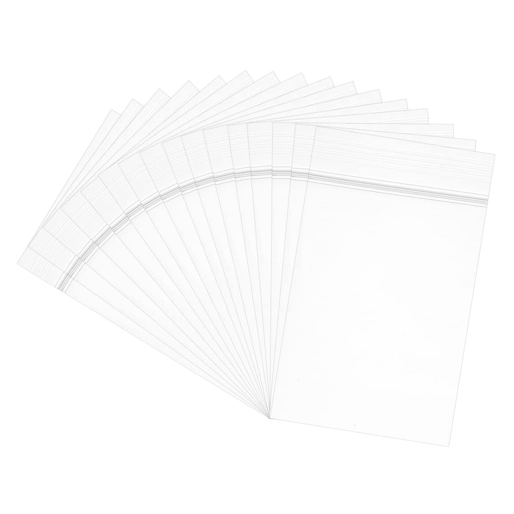 JAZZEEL Heavy Duty Reclosable Plastic Bags, 200-Pack 3 Mil Clear Zipper Bags (4x6 cm) for Food, Sandwich, Jewelry, and Craft Storage, Small Resealable Pouches for Organization
