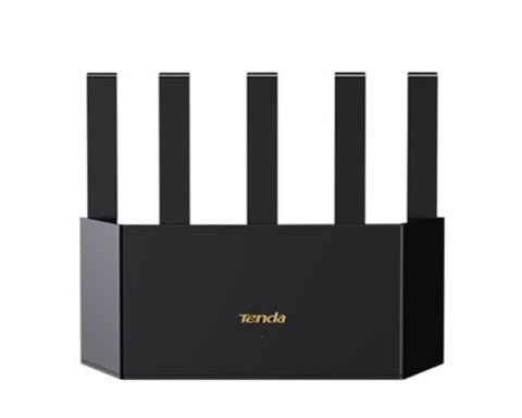 Tenda RX2L Pro Wi-Fi 6 WLAN Router (AX1500 Dual Band 1201Mbps 5GHz, 300Mbps 2.4GHz) 5X External Antennas, 4-Gigabit Port, Repeater & AP Mode, Wi-Fi+, Child Lock, WPA3, VPN, No DSL Function