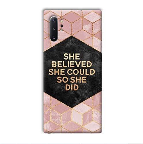 She Did back cover for samsung galaxy note 10 plus
