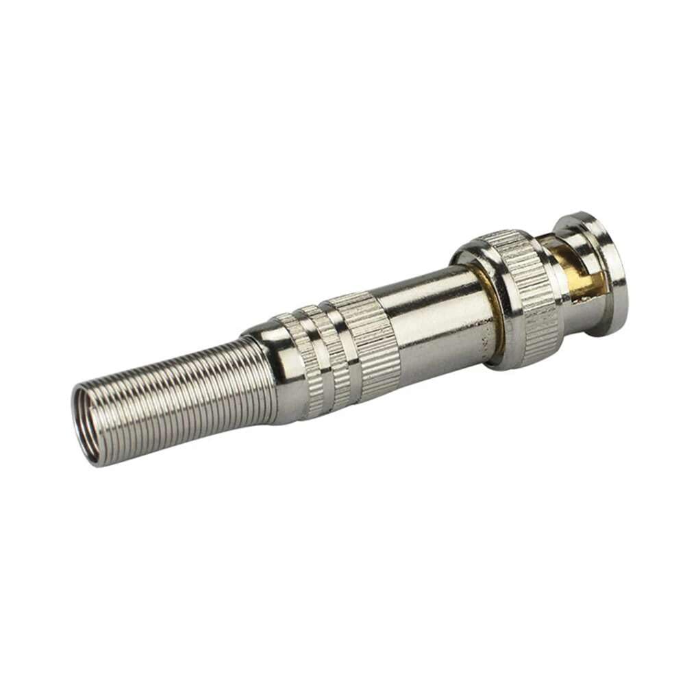 (7Pcs) BNC Male Twist Spring Jack Connector for Coaxial Cable CCTV Camera | Model RG59 | 1200V | Twist Spring Male Jack BNC Connector Coaxial Cable | Durable construction | Easy