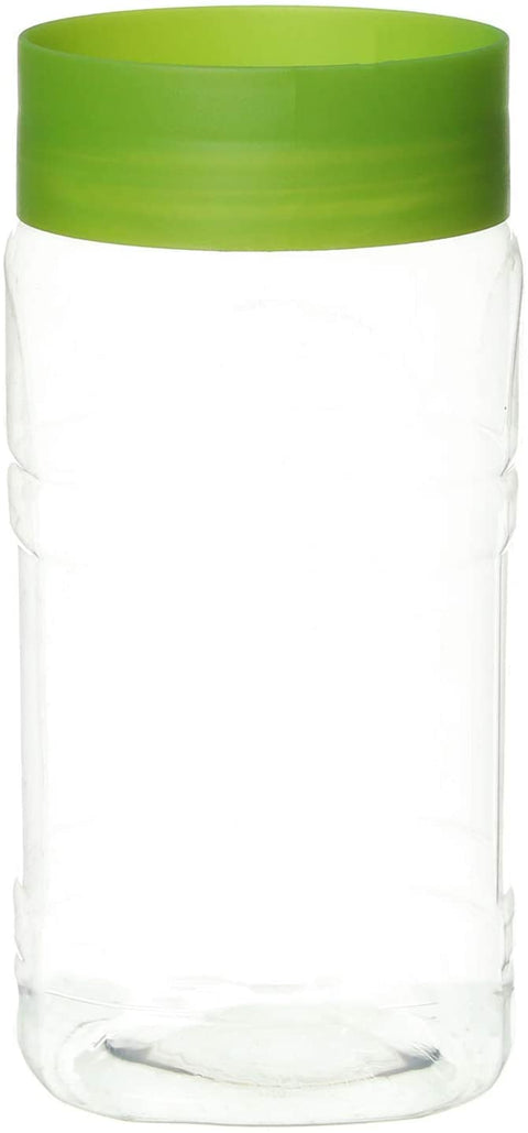 winnerplast Winner Plast Plastic Spice Jar - Green and Clear