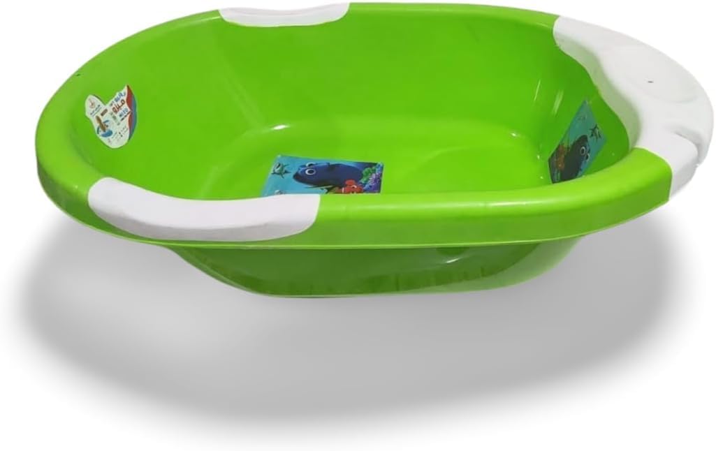 Baby Bathtub - Multi Color 46 * 76 (Mezo Baby Bathtub, Multicolor-76 * 42 (Green))
