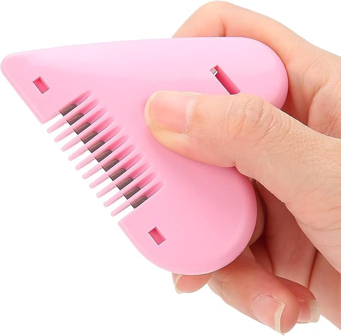 Double Edge Hair Thinning Blade Razor, Manual Hair Cutting, Thinning, Trimming Bangs, Eliminating Split Ends, Suitable for Kids & Adults, Unisex-1pc-multicolor