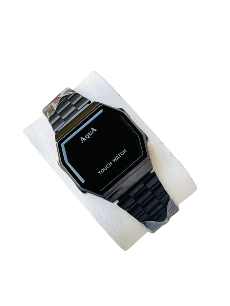 Hand Touch Watch For Unisex Waterproof Black Color Simple And Cool