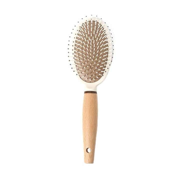 Hair Brushes for Women Men Kids,Wood Hair Brush for Wet/Dry Hair Smoothing Massaging Detangling,Big Paddle HairBrush,Natural Detangler Brush for Curly Thick Thin Dry Long Fine Hair,Gift set