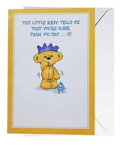 Greeting card with white envelope, design for birthday congratulations/thanks/apology/engagement/marriage. Size(13x21).(E)