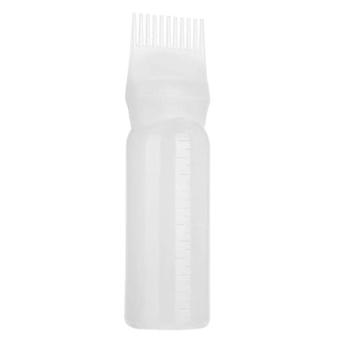 Hair Smear Bottle - Shampoo Hair Dye Comb Applicator - Hair Dye Essential Tools - Root Comb Applicator, Hair Dye Bottle, 3 Colors Available