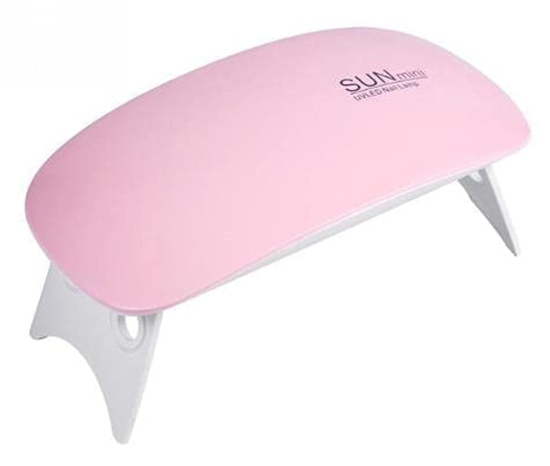 SUN Portable USB Cable Primer Gel Mini 6W UV LED Lamp Nail Dryer - Pink