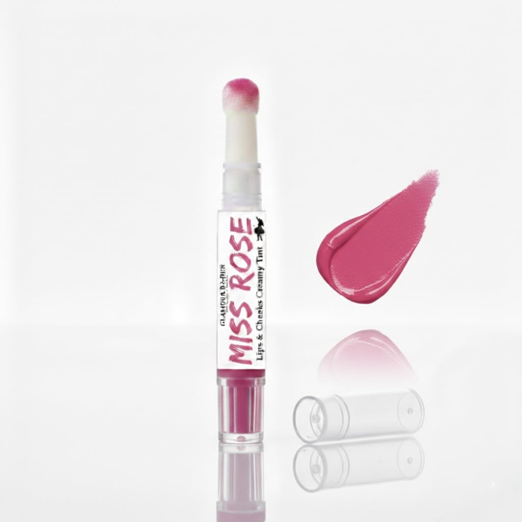 Glamour D Nour Miss Rose Creamy Lip Tint 30 g, Hot pink