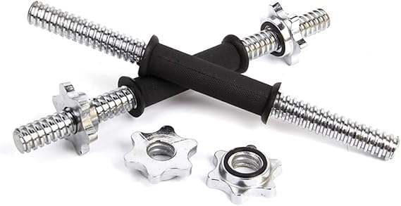 One Hand Barbell Barbell with Locks (2 Pieces - Multicolor)