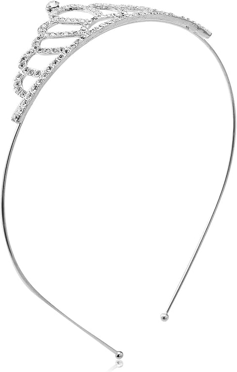 Silver Tiaras Princess Tiaras Crystal Tiaras for Women Girls Wedding Graduation Birthday Party