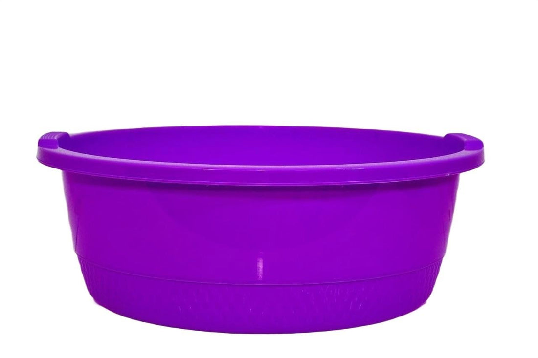Migo No. 4 Plain Plastic Andalusian Basin, Blue