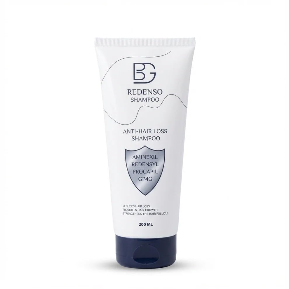 BG Redenso Anti Hair Loss Shampoo, Professional Hair Care Formula, For Thinning Hair and Hair Loss Prevention, With Biotin and Caffeine