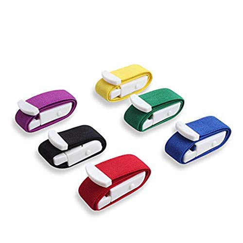 6-Pack Tourniquet Elastic First Aid Quick Release Medical Sport Emergency Buckle Band