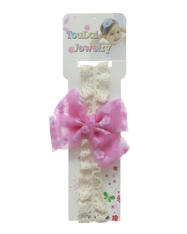 Fabric Bow Hair Bow For Women - Fuchsia LOG-HTie16-1