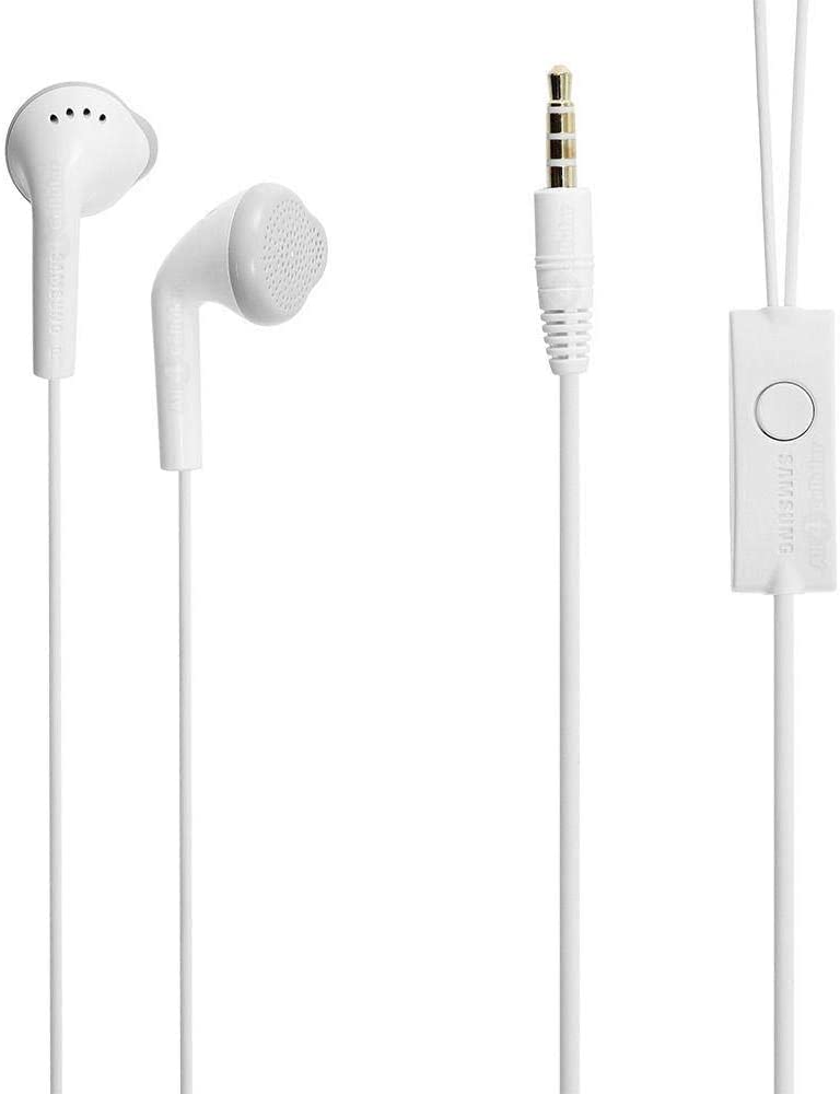 Earphone for Samsung Galaxy - White, Wired Headphones Headset