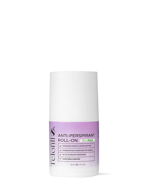 Telofill Anti-Perspirant Roll-On So Aloe, Aloe Vera Scented, 48 Hours Protection, Pigmentation Targeting, 60ml