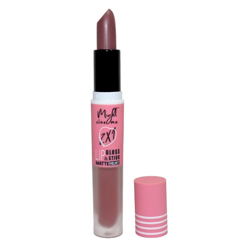 Might Cinema 2x1 Lip Gloss&Lipstick Matte Velvet-Shade Number 209