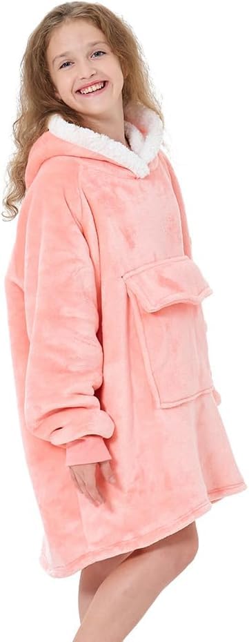 Moro Moro 3 2 Layers Baby Wearable Blanket with Hood Size 6 to 14 Years Made of Finest Fur