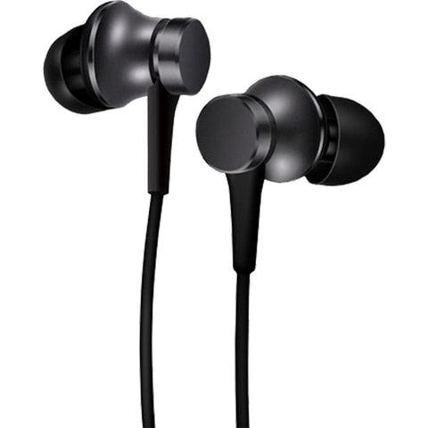 Xiaomi Mi In-Ear Earphones Basic with High-Fidelity Sound, Built-in Microphone, and Comfortable Silicone Ear Tips in Black for Enhanced Audio Quality and Clear Calls