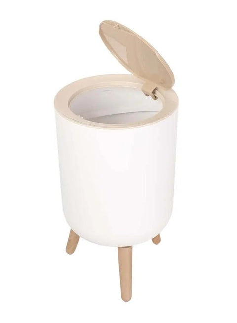 3-Piece Touch Cover Trash Can Set, With A Beautiful Decorative Design, Suitable For Any Place In The Home, Offices And Hotels